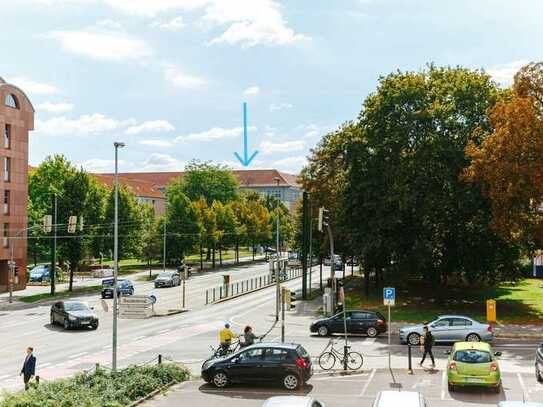 "Uni-Nähe Deluxe: Moderne Singlewohnung nur 100m zu Fuß von der renommierten OvGU Magdeburg entfernt