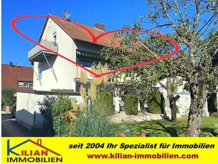 KILIAN IMMOBILIEN! PERFEKT RENOVIERTE 3,5 ZI. ETW MIT 78 M² IM DG EINES 3-PART.-H. IN WENDELSTEIN!