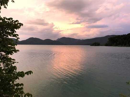 Walchensee pur - Ferienwohnung direkt am See mit Badeplatz