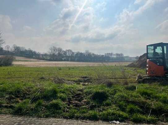 Schönes Grundstück mit Ausblick auf Felder....