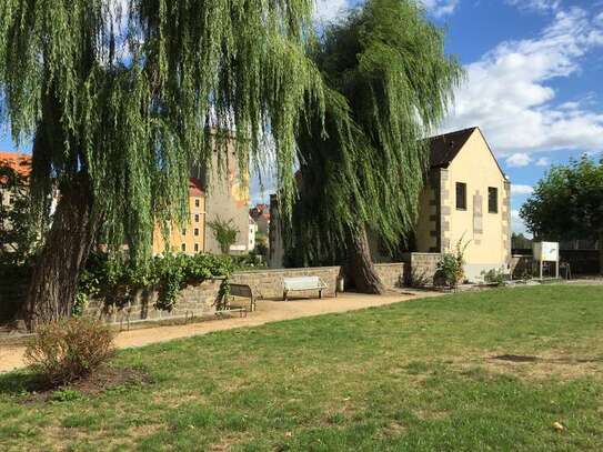 Gemütliche, urige Einraumwohnung direkt an der Neiße, mit kleiner Küche & Tageslicht-Duschbad!