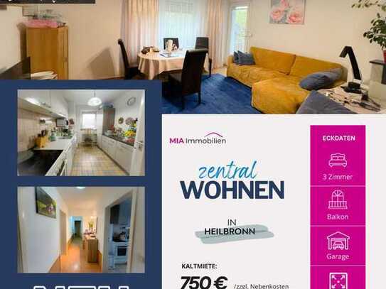 Freundliche 3-Zimmer-Wohnung in Heilbronn