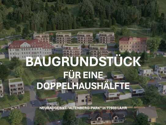 Baugrundstück mit Ausblick für eine DHH! Neubaugebiet "Altenberg-Park" in 77933 Lahr