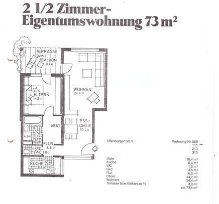 2 ½-Zimmer-Wohnung auf der Diezenhalde in Böblingen zu vermieten