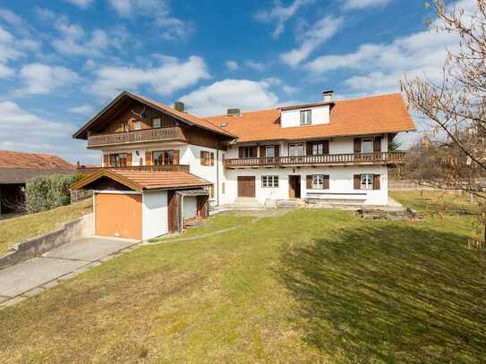 Alpenblick und 500 Meter zum Staffelsee. Ein Haus mit vielen Möglichkeiten