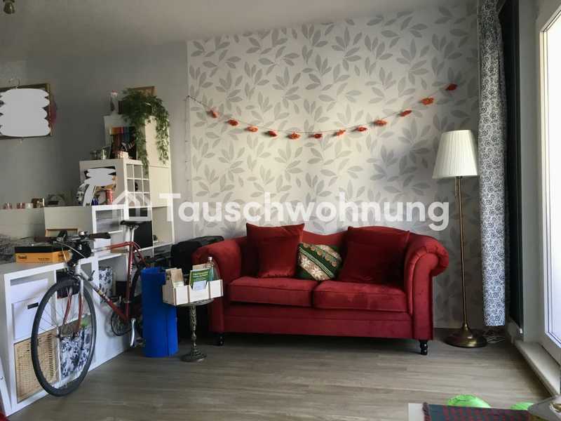Tauschwohnung: 1-Zimmer mit großem Balkon gegen größere Wohnung