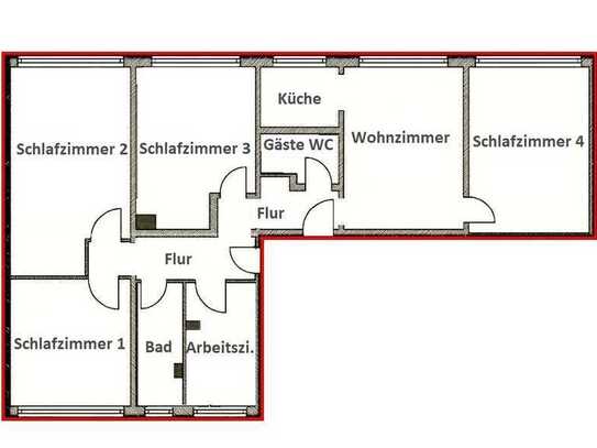 *Ab Mitte November verfügbar* Sanierte 6-Raumwohnung + zwei Bäder + EBK als Option!