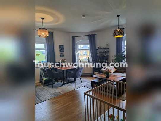 Tauschwohnung: 3 Zimmer-Dachgeschosswohnung unweit des Hermann-Seidel-Parks