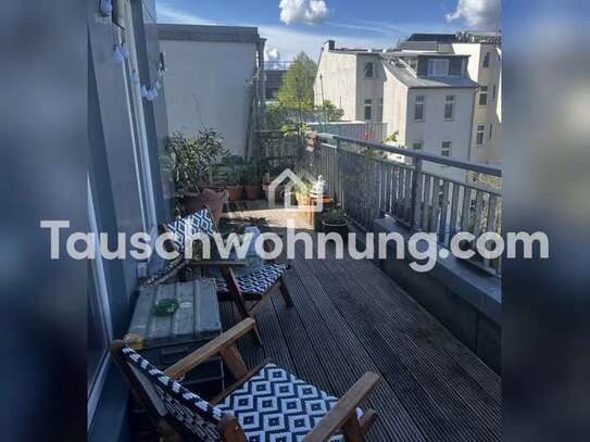 Tauschwohnung: Befinde mich im Tausch St.Pauli,,ruhige LageTerrasse