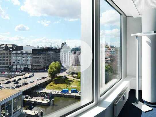 HIT vermietet schicke Büros in erster Reihe mit großer Dachterrasse und Hafenblick! PROVISIONSFREI!