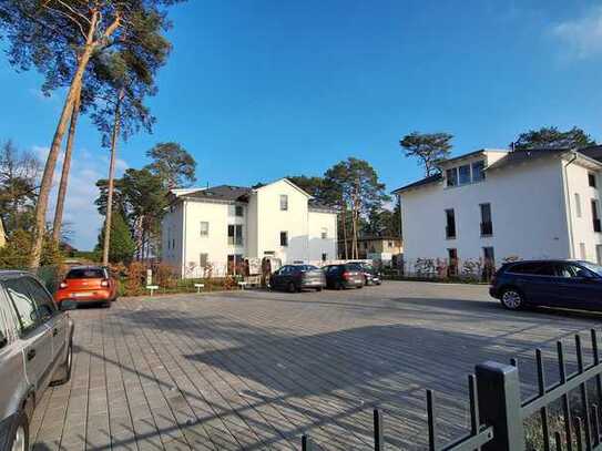 Geräumige, moderne 3-Zimmer-Wohnung mit Balkon und privatem Garten in Bad Saarow