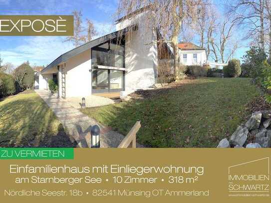 Einfamilienhaus mit Einliegerwohnung am Starnberger See • 10 Zimmer • 318 m²