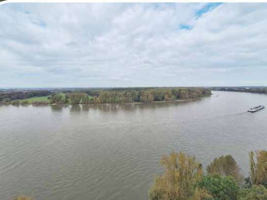 Rheinblick aus dem Zimmer, Wintergarten, TG-Stellplatz, Domblick, Schwimmbad und Sauna - 2 Zimmer