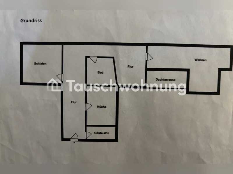 Tauschwohnung: Geräumige 2 Zimmer-Flat in Dresden Neustadt