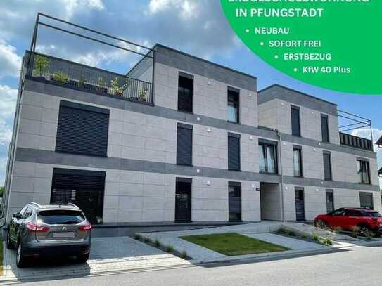 Neubau Erstbezug – schicke 3 ZKB Wohnung mit Terrasse und Gartenanteil