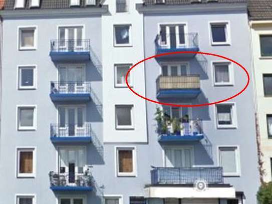 Erstbezug nach Sanierung.Küche,Bad,Balkon –3-Zi.Altbauwohnung, zentr.Lage in Eppendorf, Nähe zum UKE