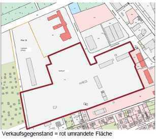 Interessantes Gewerbegrundstück zu verkaufen nach Höchstgebot