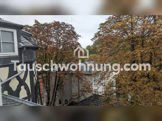 Tauschwohnung: Gemütliche Maisonette-Wohnung mit Rheinblick in Marienburg