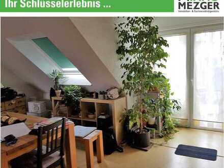 ++ Ideale Single-/Pendlerwohnung im DG mit Balkon, 15min zu KIT/Uni ++