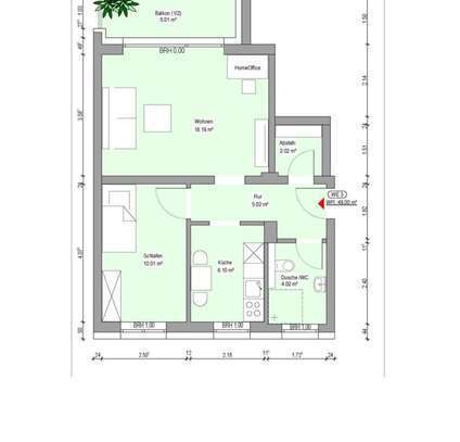 Energieeffiziente (KfW 55) altersgerechte 2-Zimmer Wohnung mit Aufzug