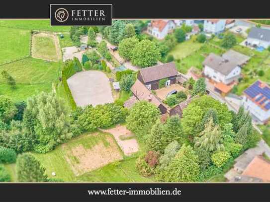 Romantische Hofreite in Erbach im Odenwald - Leben und Arbeiten mit den Pferden in absoluter Ruhe!