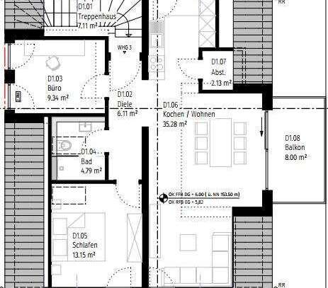 ERSTBEZUG ab 1.4.2025: Gemütliche 3-Zimmer-Dachgeschosswohnung