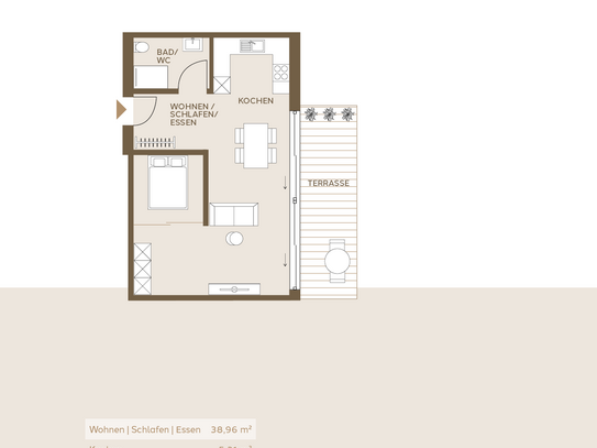 Lammquartier - Single-Wohnung in guter Lage