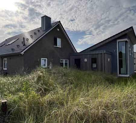 St. Peter-Ording tolle EG WHG mit 3 Zi., Kamin, Garten, Stellplätzen + Option auf zus. 100 qm Loft