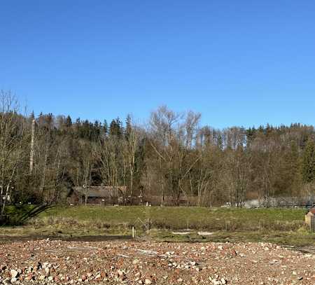 TOP BAUGRUNDSTÜCK - direkt an der Mangfall - selten zu bekommen