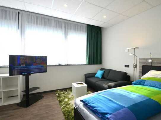Schickes 1-Zimmer-Penthouse, kleines Apartment für großes Luxusgefühl, Innenstadt Offenbach