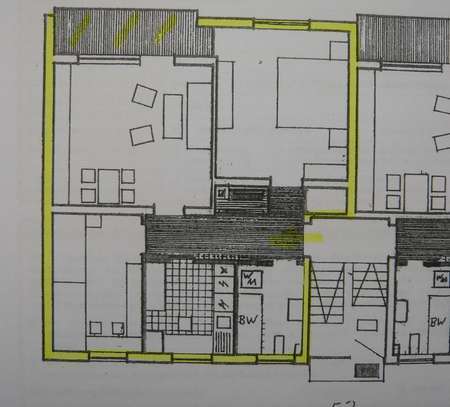 3 Zimmer - Wohnung im 2. OG / rechts OHNE Aufzug