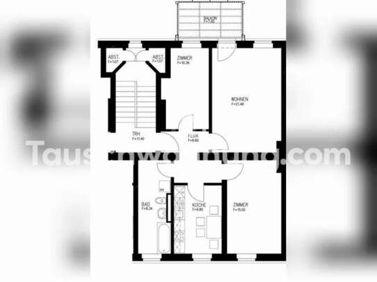 Tauschwohnung: Wohnung im Musikerviertel mit Stellplatz (Babelsberg/Stern)