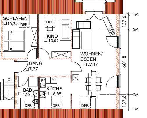 Modern Leben - Attraktive Dachgeschosswohnung