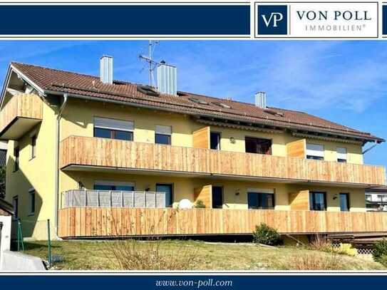 3-Zi.-Maisonette-Wohnung mit zwei Balkons und toller Sicht in begehrter Lage