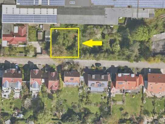 Baureifes Baugrundstück für ein Ein- oder Zweifamilienhaus in bester Innenstadtlage von