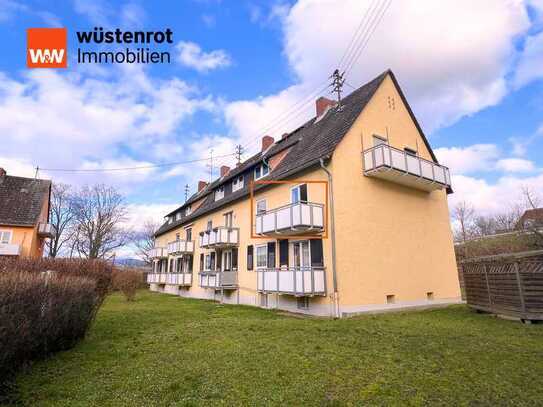 Helle, möblierte 2-Zimmer-Wohnung mit Balkon in zentraler Lage von Gau-Algesheim