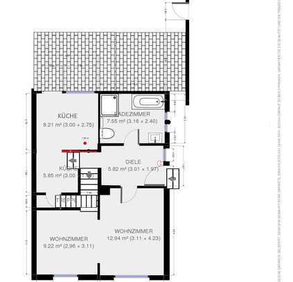 4,5-Zimmer-Doppelhaushälfte mit EBK und Garten in Bochum Werne