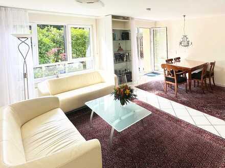 MODERNE STADTOASE IN URBANER TOP-LAGE - 4-Zimmer-EG-Wohnung mit Terrasse in Frankfurt - Dornbusch