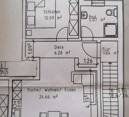 2-Zimmer-Wohnung in Arnbach