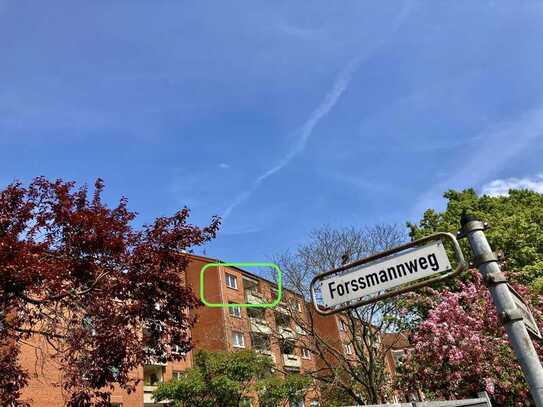 Provisionsfreie, helle, ruhige 2-Zimmer-Wohnung mit Südbalkon und Wannenbad in Hannover Buchholz