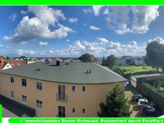 Möbierte kleine 2-Raum Wohnung mit Balkon und tollem Ostseeblick