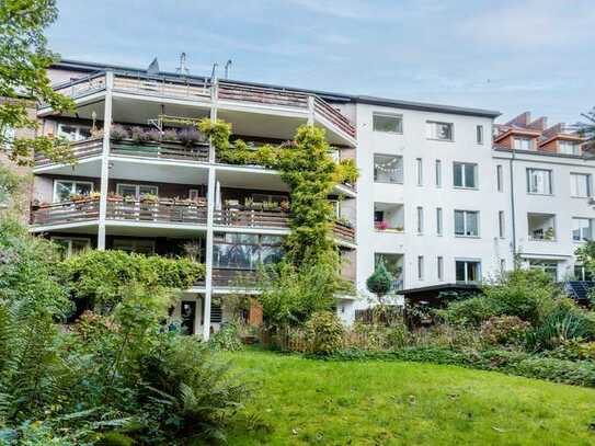 Ruhige Toplage in Oberkassel - Wohnung mit Balkon ins Grüne