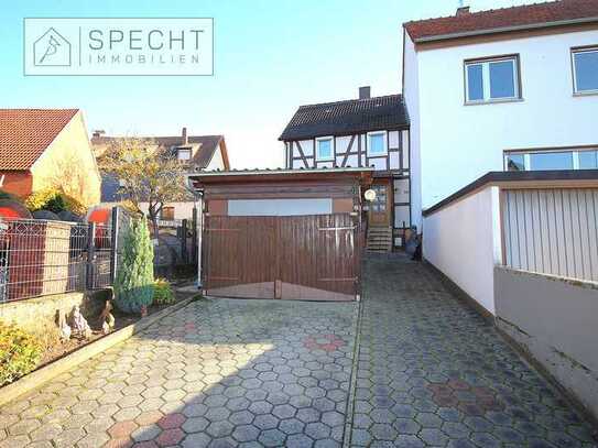 ZENTRALGELEGENES FACHWERKHAUS MIT ANBAU! Bj. 1947, ca. 95 m² Wfl. mit Garten und Garage