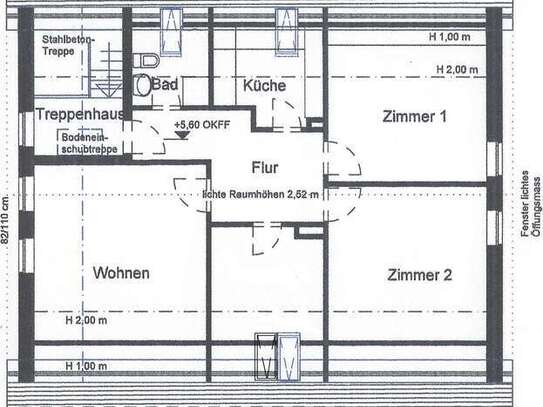 Freundliche 3,5-Zimmer-DG-Wohnung in Halle (Westf.), am Krankenhaus