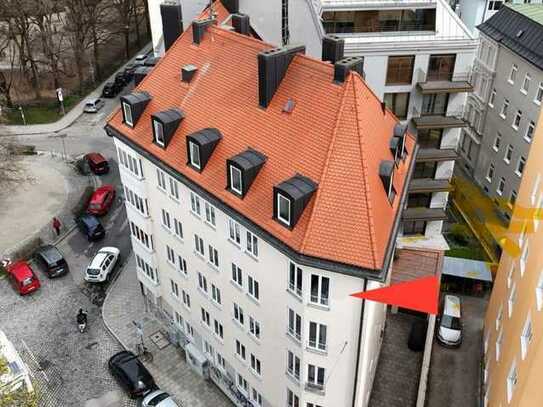 Balde1 - Glockenbachviertel - renovierte Wohnung mit drei Zimmern und Einbauküche