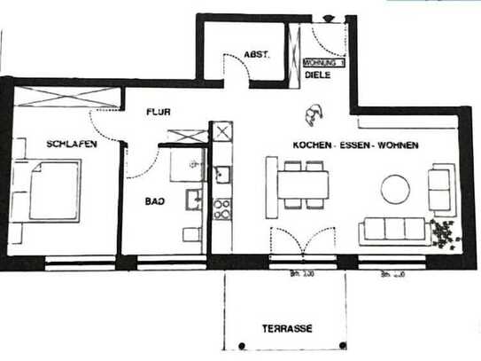 Helle hochwertige 2 Zi-WHG ** Neubau 2022**, KFW40 Plus, Süd -Balkon