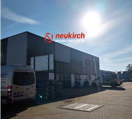 NEUKIRCH IMMOBILIEN : prov. freie Halle werkstattgeeignet ca. 341 m² mit Büro ca. 125 m²