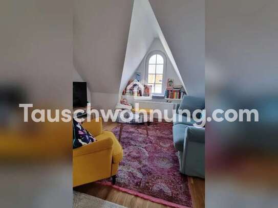 Tauschwohnung: 3-Zimmer DG im 13347 gegen ab 4-Zimmer Pberg