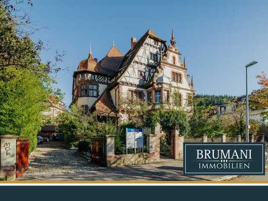 BRUMANI I Repräsentative Büro-/Praxisräume in Jugendstil-Villa mit Garten & Terrasse in FR-Wiehre