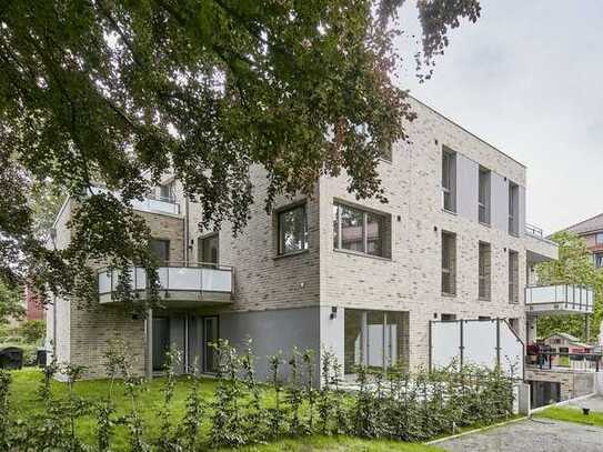 Sofort einziehen: Neubauwohnung mit West-Terrasse und eigenem Garten!